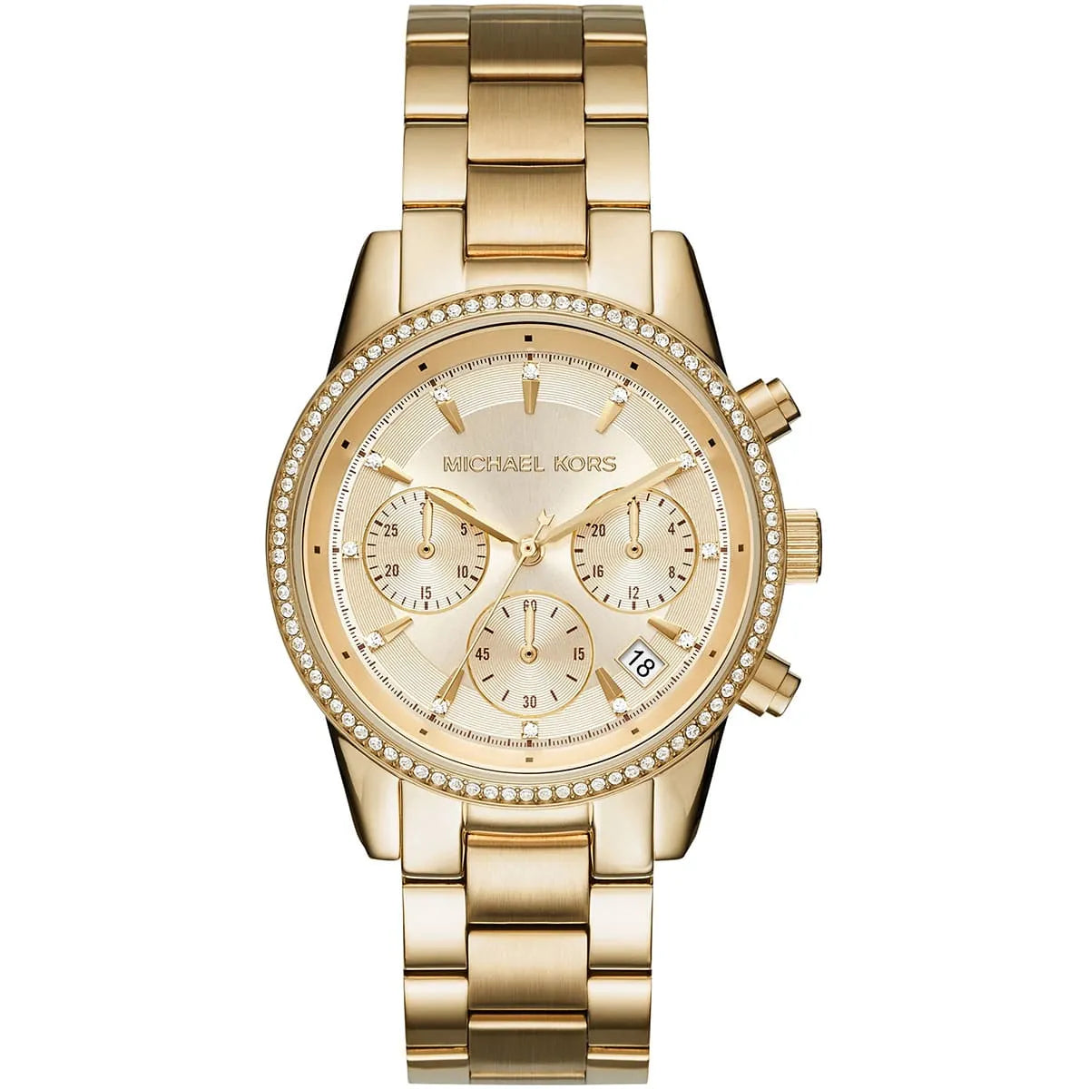 Original Michael Kors Watch For Women Ritz MK6356 Chronograph