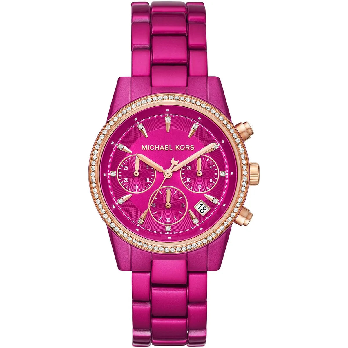 Original Michael Kors Watch For Women Ritz MK6718 Chronograph