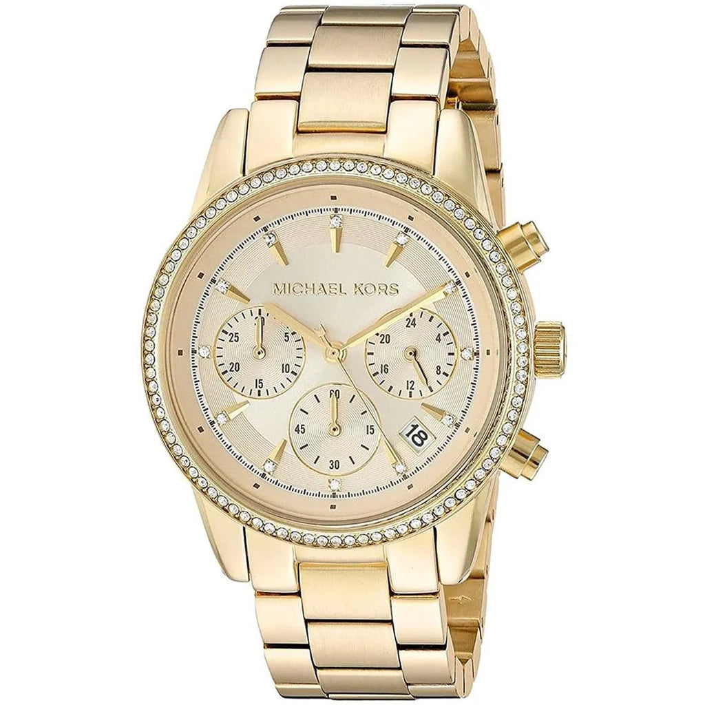 Original Michael Kors Watch For Women Ritz MK6356 Chronograph