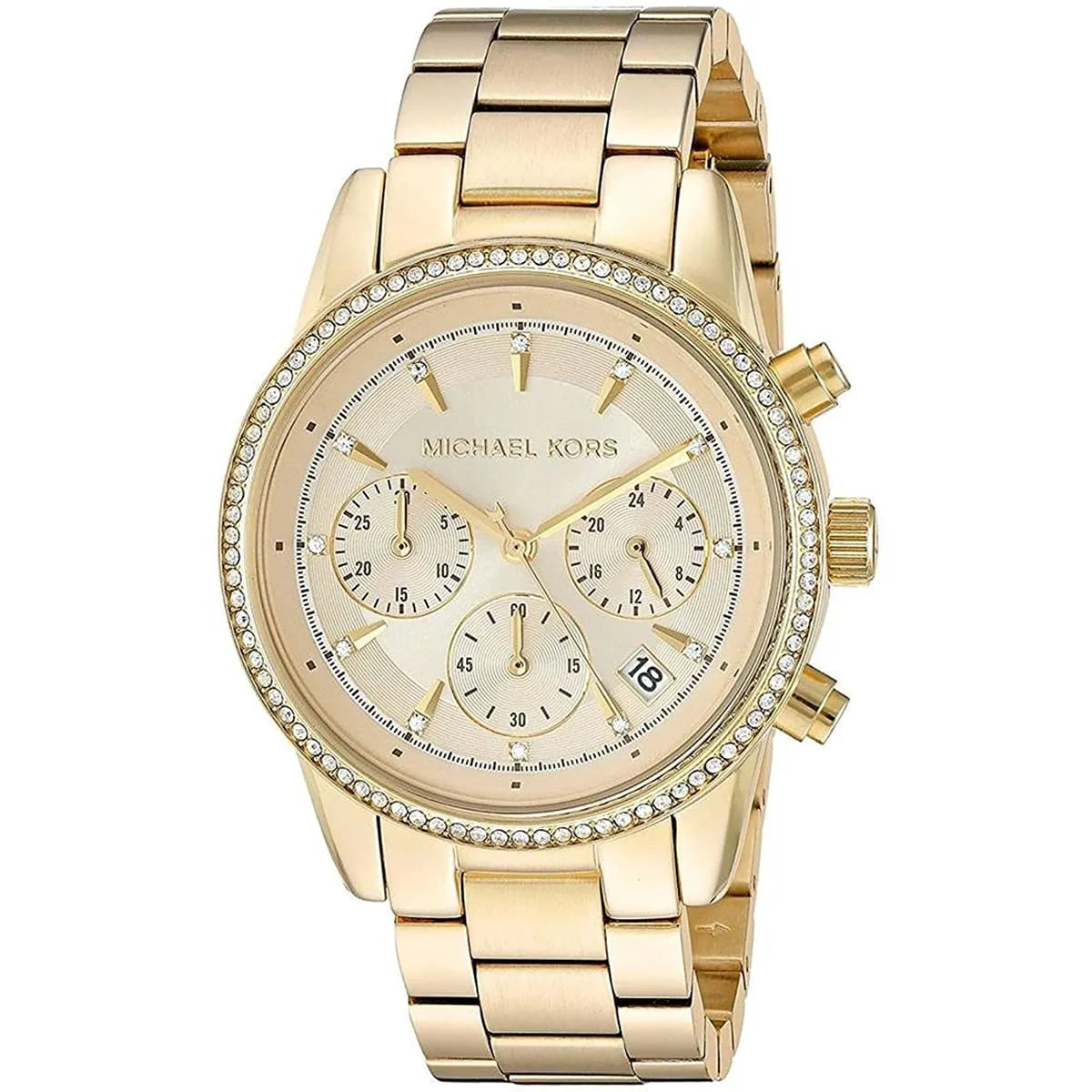 Original Michael Kors Watch For Women Ritz MK6356 Chronograph